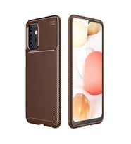 Samsung Galaxy A32 5G Kılıf Esnek Soft Karbon Tasarım Legion Serisi (Kahverengi)