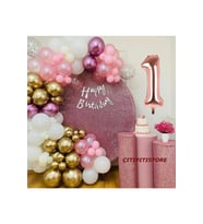 Çıtıpıtıstore Lüks Balon Zincir 1 Yaş Balon Set