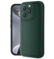 iPhone 16 Pro Kılıf Viera Silikon - Koyu Yeşil