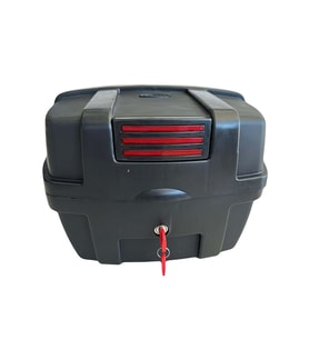 Arora Verano 125 MkgBox 35 Lt Bagajlı Motorsiklet Çantası Siyah Reflektörlü -arka-motosiklet