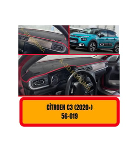 Citroen C3 ( 2020 ) Ön Torpido Koruma Koruyucu Kilifi Halisi Örtüsü Aksesuarları Yedek Parça