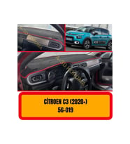 Citroen C3 ( 2020 ) Ön Torpido Koruma Koruyucu Kilifi Halisi Örtüsü Aksesuarları Yedek Parça