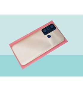 Tkgz - Infinix HOT 20İ FULL KASA Arka Kapak Batarya Kapağı - GOLD