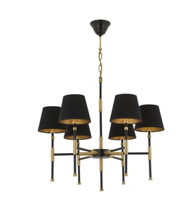 Siyah Boyalı Modern Avize AVONNI AV-66110-6BSY