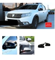Dacia Sandero Batman Yarasa Ayna Kapağı Parlak Siyah ABS 2009 - 2020