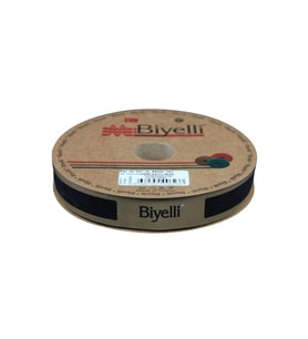 Biye Deri Katlı 751 Siyah 2 Cm 10 Metre %100 Polyester