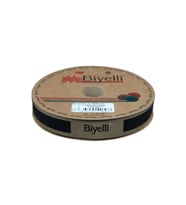 Biye Deri Katlı 751 Siyah 2 Cm 10 Metre %100 Polyester