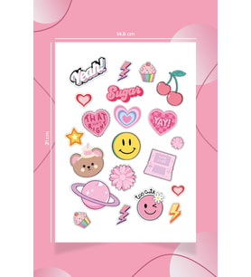 Çocuklar İçin Özel Kesimli Sugar Stickerları