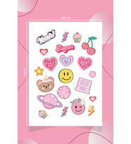 Çocuklar İçin Özel Kesimli Sugar Stickerları