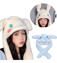 Cinnamoroll Sevimli Hareketli Kulaklı Işıklı Şapka