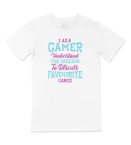 Mor As A Gamer Tişört