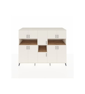 Kronos Dolap 14 Raflı 10 Kapaklı 220x59x163 Aytaşı-Aytaşı/Çam