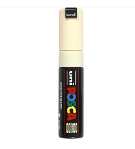 UNİ POSCA SU BAZLI POSTER MARKER PC-8K 8.0 IVORY