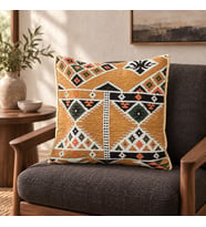 BK Gift El Yapımı Otantik Türk Kilim Kırlent Yastık 43x45 cm -2 Bohem Etnik Dekoratif Koltuk Yastığı