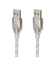 Powermaster PM-3264 1.5 Metre Şeffaf USB 2.0 Erkek to Erkek Kablo