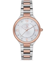 SANTA BARBARA POLO SB.1.10128.5 ZARİF MODEL ÇELİK BAYAN KOL SAATİ