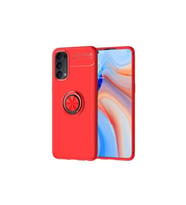 Oppo Reno 4 Uyumlu Kılıf Zore Ravel Silikon Kapak (Kırmızı)