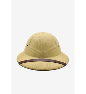 Premium Safari Explorer Şapka Unisex Ayarlanabilir Hasır Kask (Bej)