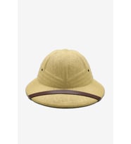 Premium Safari Explorer Şapka Unisex Ayarlanabilir Hasır Kask (Bej)