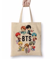 BTS DNA X BT21 Bez Çanta Uzun Saplı