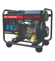 Solax SDJ4000M 3kW 7bg 296cc 80kg Tekerli İpli Monofaze Dizel Jeneratör