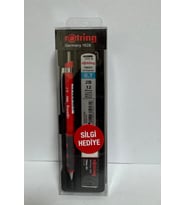 Versatil Kırmızı Kalem 0.7+Min+Silgi Hediye