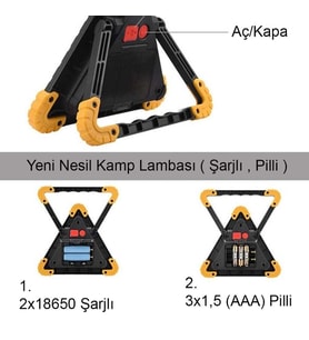 Profesyonel Kamp - Araba Lambası Bm-610/ WT
