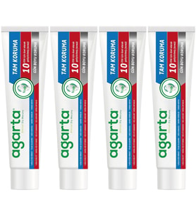 Agarta Doğal Tam koruma Diş Macunu 75 ML Gün Boyu Koruma (4 Lü Set)
