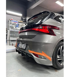 Hyundai İ20 2022 Arka Difüzör (Plastik)