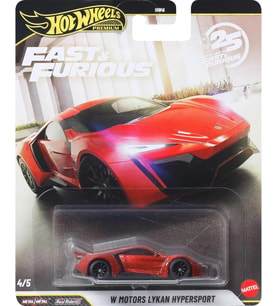 Hot Wheels Premium Series 25.yıl Özel Fast & Furious W Motors Lykan Hypersport HNW46 - JHW70-LA10