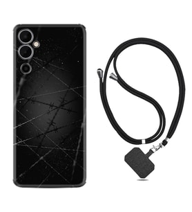Tecno Pova 4 Kılıf Silikon Boyun Askılı İpli Desenli Silikon Dikenli Tel 1779