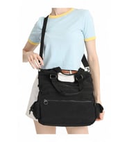 Smart Bags Krinkıl Siyah Kadın Omuz Çantası SMB MT-3221