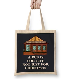 A Pub Is For Life Not Just Christmas Bez Çanta Uzun Saplı