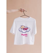 HoşGeldin Bebek Tasarımlı Tişört Kişiye Özel ( Unisex - Büyük - Çocuk )