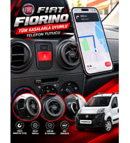 Fiat Fiorino Araç Içi Premium Telefon Tutucu - Araba Telefon Tutacağı Havalandırma Için