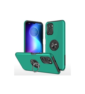 Xiaomi Poco F3 Kılıf Elit Yüzüklü Kapak - Yeşil