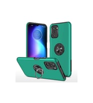Xiaomi Poco F3 Kılıf Elit Yüzüklü Kapak - Yeşil