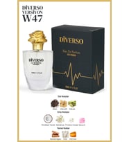 DİVERSO W47 KADIN PARFÜM EDP 50 ML ÇİÇEKSİ & AMBER  T.C. Sağlık Bakanlığı ÜTS KAYITLI