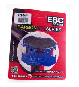 Ebc Sfac411 2001-2006 Suzuki Burgman AN 400 Uyumlu Arka Fren Balatası Karbon Bal