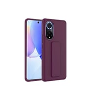 Huawei Nova 9 Uyumlu Kılıf Zore Qstand Kapak (Mürdüm)