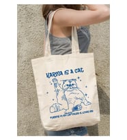 Le Vion Karma Is A Cat Taylor Swift Tote Bag Bez Çanta