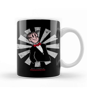 Dagwood Bumstead Retro Japanese Kupa Bardak Porselen