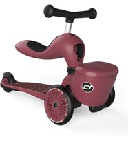 & Ride Highwaykick 1 Lifestyle Kickboard, Oturaklı Saklama Kutulu Çocuk Scooter'I, 2'Si 1 Arada Tek