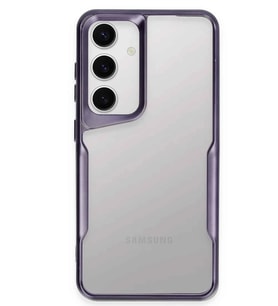Galaxy S24 Kılıf Boyi Silikon Kapak - Derin Mor