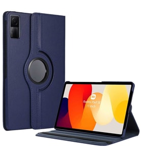 Xiaomi Redmi Pad SE Uyumlu 11 inç Döner Standlı Tablet Kılıfı (Lacivert)