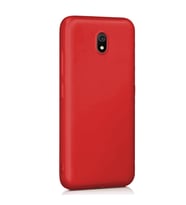 Xiaomi Redmi 8A Premium Silikon Kılıf Bordo