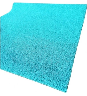 ABK PLASTİK Abk Kıvırcık Turkuaz Paspas 120  cm Kaymaz Yolluk Kaydırmaz Halı 15m