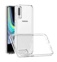 Samsung Galaxy A70 Kılıf Full Şeffaf Sararmaz Kapak (Renksiz)