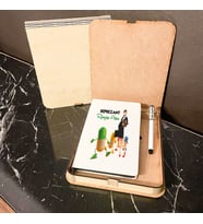Reprezant Ahşap Kutulu Defter Kalem Set