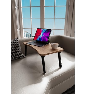 Fida Laptop Sehpası Portatif Ahşap Tablet Standı Çalışma Masası
